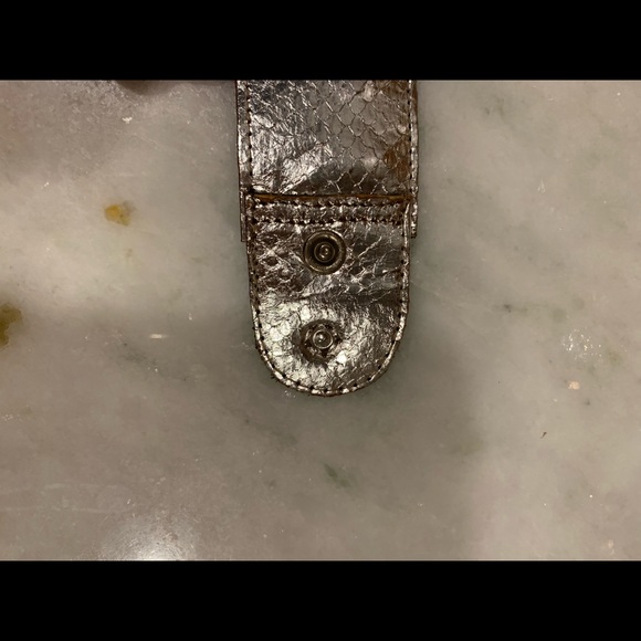 Alden Howard silver color leather belt. - Picture 8 of 10